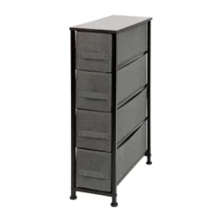Flash Furniture 4 Drawer Slim Wood Top Cast Iron Frame Vertical Storage Dresser With Easy Pull Fabric Drawers 20 Flash Furniture 4 Drawer Slim Wood Top Cast Iron Frame Vertical Storage Dresser With Easy Pull Fabric Drawers -Flash Furniture GUEST 667ebc45 9181 45bc 86ad fd19d29a809b