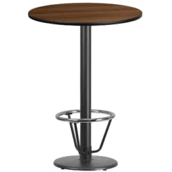 Flash Furniture 30'' Round Laminate Table Top With 18'' Round Bar Height Table Base And Foot Ring 9 Flash Furniture 30'' Round Laminate Table Top With 18'' Round Bar Height Table Base And Foot Ring -Flash Furniture GUEST 66d98bec df06 442b 97c4 0595e4f68b9b