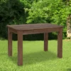 Flash Furniture 46" X 30" Rectangular Solid Pine Farm Dining Table