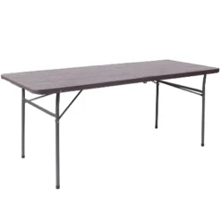 Flash Furniture 6-Foot Bi-Fold Plastic Banquet And Event Folding Table With Carrying Handle 17 Flash Furniture 6-Foot Bi-Fold Plastic Banquet And Event Folding Table With Carrying Handle -Flash Furniture GUEST 6a27b85a f726 4cd9 a758 7a8027c740dd