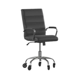 Flash Furniture Camilia Mid-Back Executive Swivel Office Chair With Arms, And Transparent Roller Wheels 22 Flash Furniture Camilia Mid-Back Executive Swivel Office Chair With Arms, And Transparent Roller Wheels -Flash Furniture GUEST 6adebb25 29cf 4cf7 8bf9 c6fd37dedea1