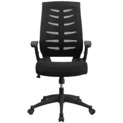 Designer Mesh High Back Executive Swivel Ergonomic Office Chair With Flip Up Arms Black - Flash Furniture 5 Designer Mesh High Back Executive Swivel Ergonomic Office Chair With Flip Up Arms Black - Flash Furniture -Flash Furniture GUEST 6af2e701 8f25 4591 915f c5a444d496ef