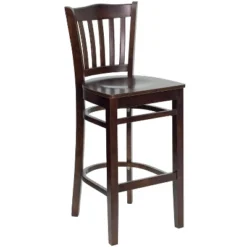 Flash Furniture Vertical Slat Back Wooden Restaurant Barstool -Flash Furniture GUEST 6ba1f25f 1981 4717 bcef ed75ec525ed8