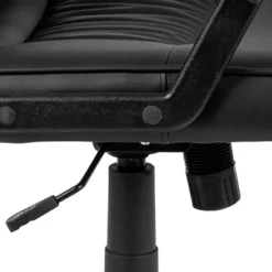 Flash Furniture Biscayne Flash Fundamentals High Back Black LeatherSoft-Padded Task Office Chair With Arms 17 Flash Furniture Biscayne Flash Fundamentals High Back Black LeatherSoft-Padded Task Office Chair With Arms -Flash Furniture GUEST 6bb2dd30 c4fc 47f1 859e 7faa3d738655