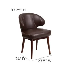 Flash Furniture Comfort Back Series Side Reception Chair With Walnut Legs 18 Flash Furniture Comfort Back Series Side Reception Chair With Walnut Legs -Flash Furniture GUEST 6c2f7316 f8eb 448a a03a 524ee7badd0a
