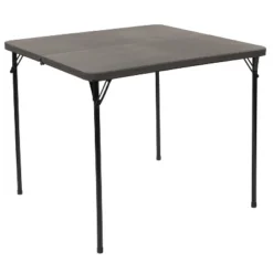 Flash Furniture 2.83-Foot Square Bi-Fold Plastic Folding Table With Carrying Handle 24 Flash Furniture 2.83-Foot Square Bi-Fold Plastic Folding Table With Carrying Handle -Flash Furniture GUEST 6caf2f2f a54a 485a 8ec0 709190e47bd9