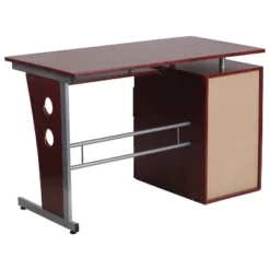 Flash Furniture Computer Desk With Three Drawer Single Pedestal And Pull-Out Keyboard Tray -Flash Furniture GUEST 71ce1bf8 dea8 4777 88ed 89c51c084f05