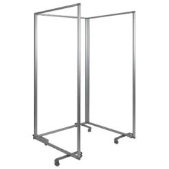 Flash Furniture Transparent Acrylic Mobile Partition With Lockable Casters (3 Sections Included) 14 Flash Furniture Transparent Acrylic Mobile Partition With Lockable Casters (3 Sections Included) -Flash Furniture GUEST 72f64ff9 45e7 437c 9a17 6869febbd174