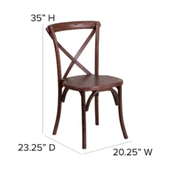 Flash Furniture HERCULES Series Stackable Wood Cross Back Chair 15 Flash Furniture HERCULES Series Stackable Wood Cross Back Chair -Flash Furniture GUEST 76033cc7 062a 4cc1 abc8 a5058be9ea72
