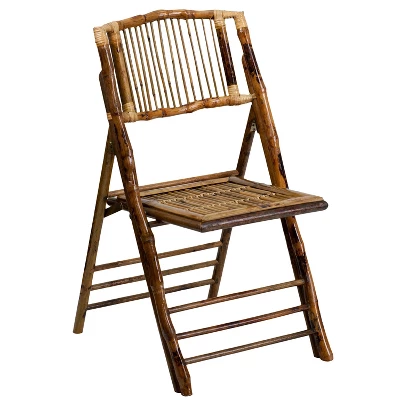 Flash Furniture Bamboo Folding Chairs | Set Of 2 Bamboo Wood Folding Chairs 8 Flash Furniture Bamboo Folding Chairs | Set Of 2 Bamboo Wood Folding Chairs - Image 8