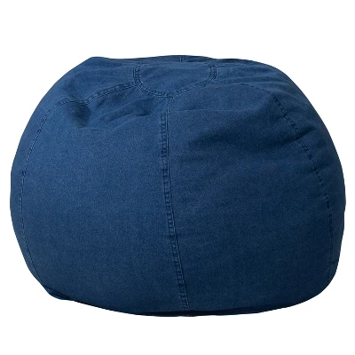 Flash Furniture Small Bean Bag Chair For Kids And Teens 14 Flash Furniture Small Bean Bag Chair For Kids And Teens - Image 14