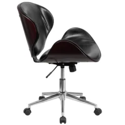 Flash Furniture Mid-Back Wood Conference Office Chair With LeatherSoft Seat 13 Flash Furniture Mid-Back Wood Conference Office Chair With LeatherSoft Seat -Flash Furniture GUEST 7a6fa54a cdab 406e b6e5 2bb521542a40
