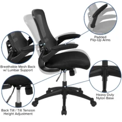 Flash Furniture 48"W X 24"D Electric Height Adjustable Standing Desk With Mesh Swivel Ergonomic Task Office Chair 12 Flash Furniture 48"W X 24"D Electric Height Adjustable Standing Desk With Mesh Swivel Ergonomic Task Office Chair -Flash Furniture GUEST 7b4d4da4 b838 465d 8186 556748b2e5d8