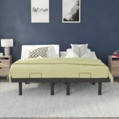 Flash Furniture Selene Adjustable Upholstered Bed Base With Wireless Remote, Three Leg Heights, & Independent Head/Foot Incline 22 Flash Furniture Selene Adjustable Upholstered Bed Base With Wireless Remote, Three Leg Heights, & Independent Head/Foot Incline -Flash Furniture GUEST 7c3f0c99 6154 4538 88ce 6ffa21b78b0d