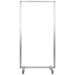 Flash Furniture Transparent Acrylic Mobile Partition With Lockable Casters, 72"H X 36"L 10 Flash Furniture Transparent Acrylic Mobile Partition With Lockable Casters, 72"H X 36"L -Flash Furniture GUEST 7d805e60 eae1 46ed 8f51 e760042a0bbf