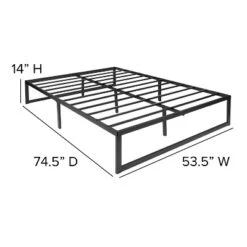 Flash Furniture 14 Inch Metal Platform Bed Frame With 12 Inch Pocket Spring Mattress In A Box (No Box Spring Required) - Full 14 Flash Furniture 14 Inch Metal Platform Bed Frame With 12 Inch Pocket Spring Mattress In A Box (No Box Spring Required) - Full -Flash Furniture GUEST 7e2fca50 e39a 4feb 95dd c53e44788453