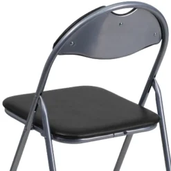 Flash Furniture 4 Pack HERCULES Series Black Vinyl Metal Folding Chair With Carrying Handle 16 Flash Furniture 4 Pack HERCULES Series Black Vinyl Metal Folding Chair With Carrying Handle -Flash Furniture GUEST 7f64e39e 3fd3 4823 a8e4 0531fa048e89