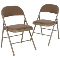 Flash Furniture 2 Pack HERCULES Series Double Braced Vinyl Folding Chair -Flash Furniture GUEST 803c28ba 1f07 4a26 b297 05dff4a1bf72