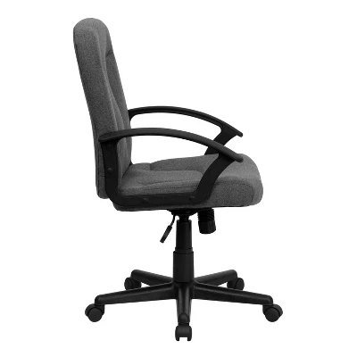 Executive Swivel Office Chair Gray - Flash Furniture 1 Executive Swivel Office Chair Gray - Flash Furniture
