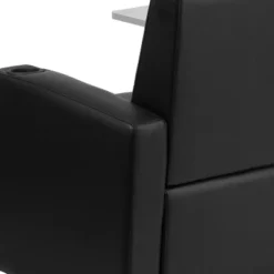 Flash Furniture LeatherSoft Guest Chair With Tablet Arm, Chrome Legs And Cup Holder -Flash Furniture GUEST 81f1d54a fbfb 48db 8926 7cf0d4145856