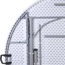 Flash Furniture 5.89-Foot Round Bi-Fold Granite White Plastic Banquet And Event Folding Table With Carrying Handle 13 Flash Furniture 5.89-Foot Round Bi-Fold Granite White Plastic Banquet And Event Folding Table With Carrying Handle -Flash Furniture GUEST 82b50346 bad2 41ac bcf1 25b6369b815b