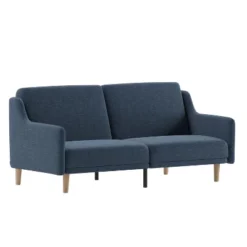 Flash Furniture Delphine Premium Convertible Split Back Sofa Futon With Curved Armrests And Solid Wood Legs 22 Flash Furniture Delphine Premium Convertible Split Back Sofa Futon With Curved Armrests And Solid Wood Legs -Flash Furniture GUEST 8316e5a8 8592 477b 9a3c 2dd324eef532
