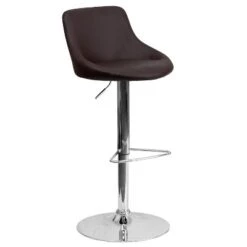 Flash Furniture Contemporary Vinyl Bucket Seat Adjustable Height Barstool With Chrome Base 12 Flash Furniture Contemporary Vinyl Bucket Seat Adjustable Height Barstool With Chrome Base -Flash Furniture GUEST 8395a4b3 73db 485a 8394 e36ffc9cfd71