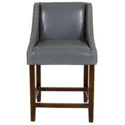 Flash Furniture Carmel Series 24" High Transitional Wood Counter Height Stool With Accent Nail Trim 20 Flash Furniture Carmel Series 24" High Transitional Wood Counter Height Stool With Accent Nail Trim -Flash Furniture GUEST 84022ffb bf35 4ee4 b97a 0b5a9bb6bc2d