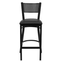 Flash Furniture Black Grid Back Metal Restaurant Barstool -Flash Furniture GUEST 85ebb7bd b7ac 4fec b536 006b715da2f1