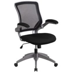 Flash Furniture Mid-Back Mesh Swivel Ergonomic Task Office Chair With Gray Frame And Flip-Up Arms -Flash Furniture GUEST 863ea684 5991 49e1 9f67 55758fdf0390