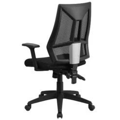 Flash Furniture High Back Black Mesh Multifunction Swivel Ergonomic Task Office Chair With Adjustable Arms -Flash Furniture GUEST 86efd147 0875 43a8 9f3b ee17ce7864b2