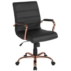 Flash Furniture Mid-Back Executive Swivel Office Chair With Metal Frame And Arms 31 Flash Furniture Mid-Back Executive Swivel Office Chair With Metal Frame And Arms -Flash Furniture GUEST 89243125 3ee6 423e a72b 90fe0a7f925e