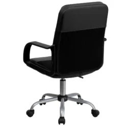 Swivel Task Chair Black Leather/Mesh - Flash Furniture 22 Swivel Task Chair Black Leather/Mesh - Flash Furniture -Flash Furniture GUEST 8aee2ccc 6ed7 49a5 8889 65946705453e