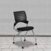 Flash Furniture Galaxy Mobile Nesting Chair With Black Fabric Seat