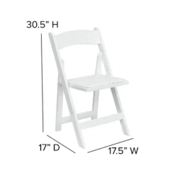 Flash Furniture 2 Pack HERCULES Series Wood Folding Chair With Vinyl Padded Seat -Flash Furniture GUEST 8d84d198 aab5 4ae2 9d77 9dfa5ea32164