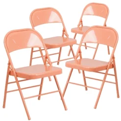 Flash Furniture 4 Pack HERCULES COLORBURST Series Triple Braced & Double Hinged Metal Folding Chair 26 Flash Furniture 4 Pack HERCULES COLORBURST Series Triple Braced & Double Hinged Metal Folding Chair -Flash Furniture GUEST 8dca6f84 6ec5 4475 b1c6 881616670947
