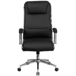 Flash Furniture High Back Designer Smooth Upholstered Executive Swivel Office Chair With Chrome Base And Arms -Flash Furniture GUEST 8fa9941d 1764 4a66 8196 12f9cb504372