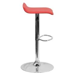 Flash Furniture Contemporary Vinyl Adjustable Height Barstool With Solid Wave Seat And Chrome Base 21 Flash Furniture Contemporary Vinyl Adjustable Height Barstool With Solid Wave Seat And Chrome Base -Flash Furniture GUEST 900f9583 89fe 4bfd 9ffb c9e7d19ae9ed
