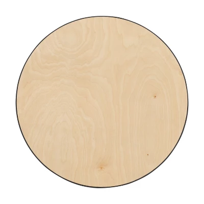 Flash Furniture 24'' Round Wood Cocktail Table With 30'' And 42'' Columns 6 Flash Furniture 24'' Round Wood Cocktail Table With 30'' And 42'' Columns - Image 6