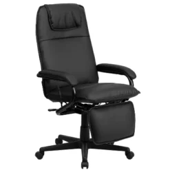 Flash Furniture High Back LeatherSoft Executive Reclining Ergonomic Swivel Office Chair With Arms -Flash Furniture GUEST 911483cc 68c8 4cad 9b0b c00342437fb6