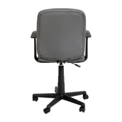 Flash Furniture Mid-Back Gray Quilted Vinyl Swivel Task Office Chair With Arms 12 Flash Furniture Mid-Back Gray Quilted Vinyl Swivel Task Office Chair With Arms -Flash Furniture GUEST 928765bf ce23 4e6d b45c 2a8e08fae1e0