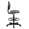 Ergonomic Drafting Chair Adjustable Gray - Flash Furniture