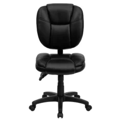 Multi-Functional Ergonomic Swivel Task Chair Black Leather - Flash Furniture 5 Multi-Functional Ergonomic Swivel Task Chair Black Leather - Flash Furniture -Flash Furniture GUEST 93de9fbd 46dc 45e8 a120 9f89507d0426