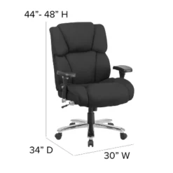 Flash Furniture HERCULES Series 24/7 Intensive Use Big & Tall 400 Lb. Rated Executive Swivel Ergonomic Office Chair With Lumbar Knob And Tufted Headrest & Back 13 Flash Furniture HERCULES Series 24/7 Intensive Use Big & Tall 400 Lb. Rated Executive Swivel Ergonomic Office Chair With Lumbar Knob And Tufted Headrest & Back -Flash Furniture GUEST 94ca7992 dc53 4efb bbbf 1a4a394b3a14
