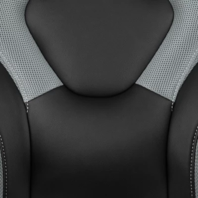 Flash Furniture X10 Gaming Chair Racing Office Ergonomic Computer PC Adjustable Swivel Chair With Flip-up Arms 3 Flash Furniture X10 Gaming Chair Racing Office Ergonomic Computer PC Adjustable Swivel Chair With Flip-up Arms - Image 3