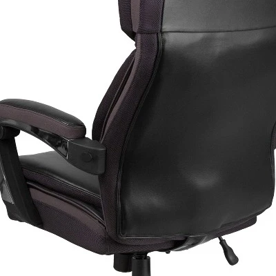 Flash Furniture HERCULES Series Big & Tall 500 Lb. Rated Black LeatherSoft Executive Swivel Ergonomic Office Chair With Adjustable Headrest 5 Flash Furniture HERCULES Series Big & Tall 500 Lb. Rated Black LeatherSoft Executive Swivel Ergonomic Office Chair With Adjustable Headrest - Image 5