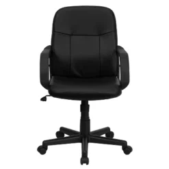 Flash Furniture Paulson Mid-Back Black Glove Vinyl Executive Swivel Office Chair With Arms 16 Flash Furniture Paulson Mid-Back Black Glove Vinyl Executive Swivel Office Chair With Arms -Flash Furniture GUEST 97f51971 6368 4b0a a398 f5d3231483b4