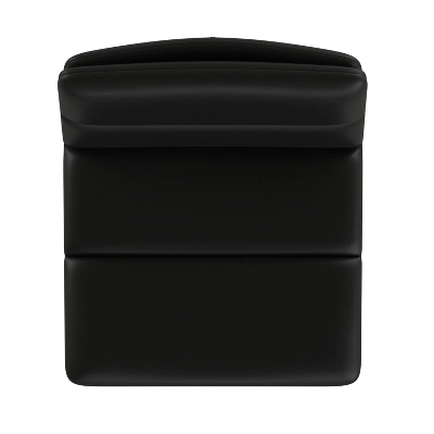 Flash Furniture Hughes Commercial Grade Modern Adjustable Height LeatherSoft Channel Stitched Barstools, Set Of 2 7 Flash Furniture Hughes Commercial Grade Modern Adjustable Height LeatherSoft Channel Stitched Barstools, Set Of 2 - Image 7