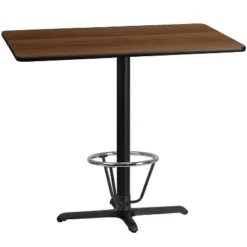 Flash Furniture 30'' X 48'' Rectangular Laminate Table Top With 23.5'' X 29.5'' Bar Height Table Base And Foot Ring 9 Flash Furniture 30'' X 48'' Rectangular Laminate Table Top With 23.5'' X 29.5'' Bar Height Table Base And Foot Ring -Flash Furniture GUEST 9a765c9e 9218 4bff 80ce fe6066b5daf8