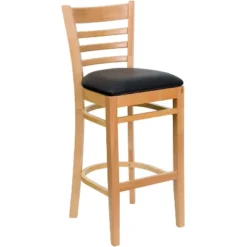 Flash Furniture Ladder Back Wooden Restaurant Barstool -Flash Furniture GUEST 9abd4e23 861c 44ed 9156 bba253a16703